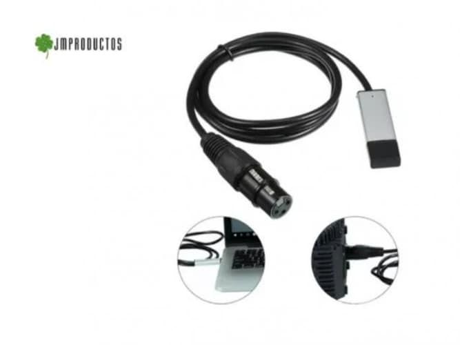 Adaptador Interfaz Usb A Dmx Dmx512 Led Lighting X
