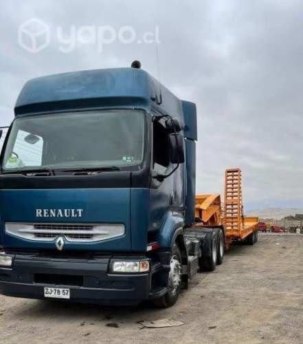 Servicio transporte cama baja y rampla