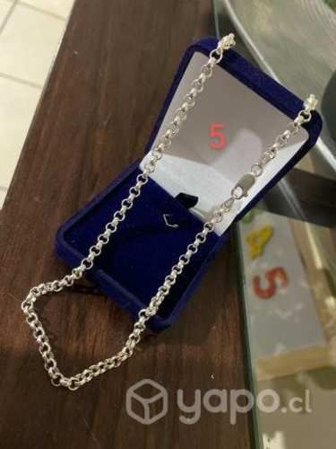 Cadenas y pulseras de plata italy