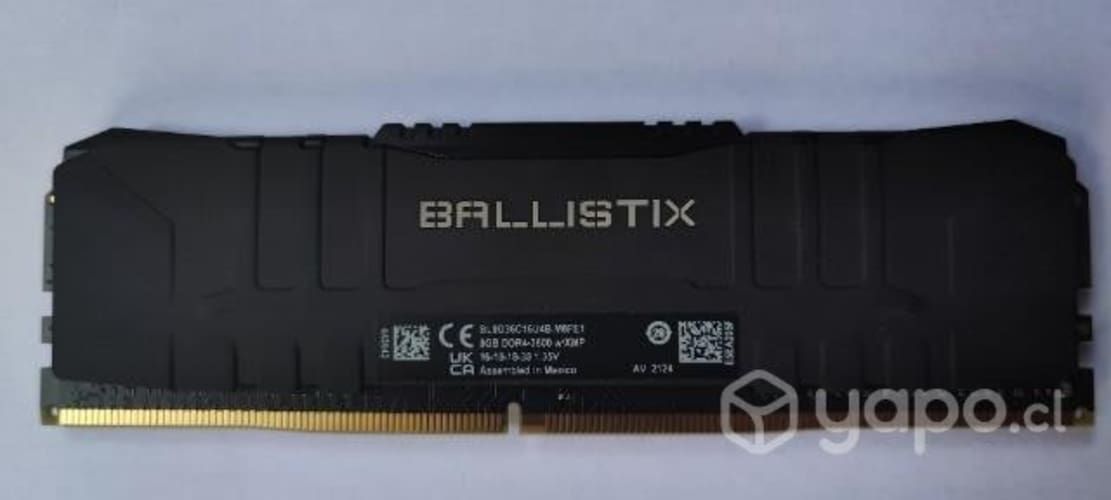 DDR4 DIMM Crucial Ballistix BL8G36C16U4B