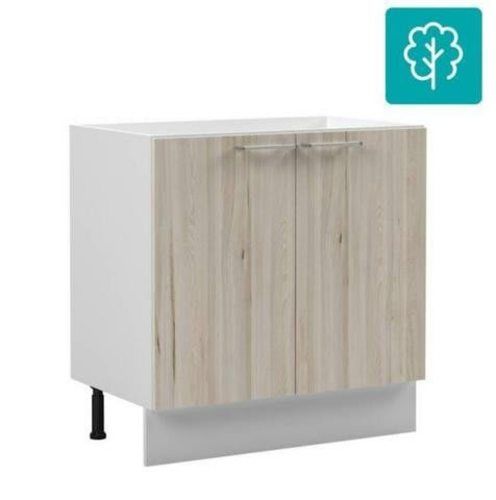 Mueble base dos puertas sin cubierta.