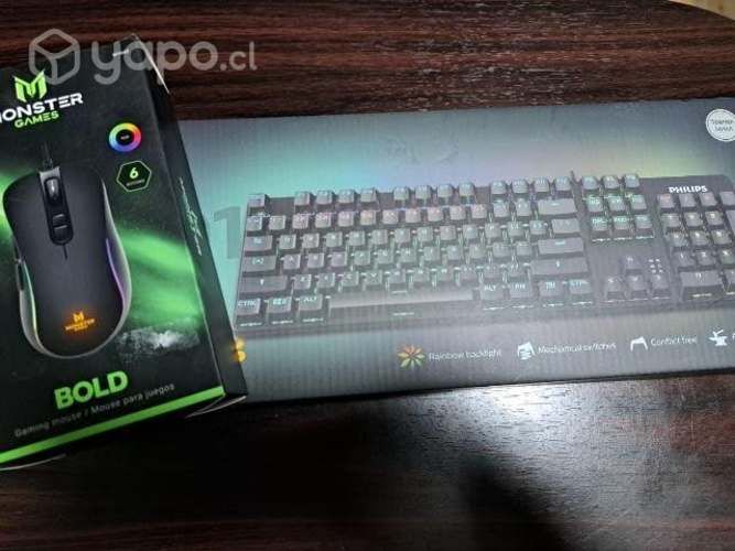 Combo mouse y teclado para juegos