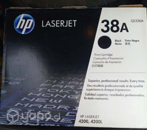 Tóner HP 38A- Q1338A NEGRO