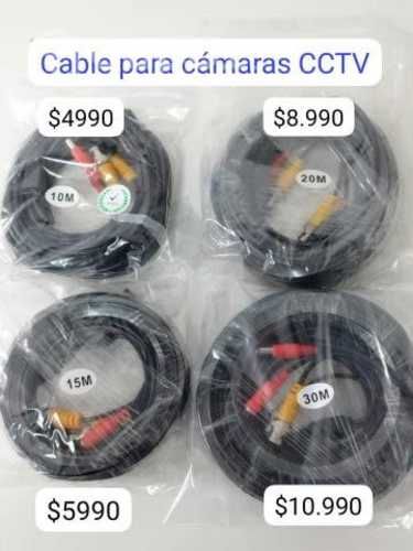 Cable para camaras de seguridad, 10, 20, 15, 20mts
