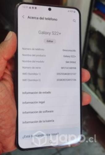 Nuevo 256/8 S22 Plus original alta gama