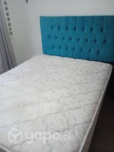 Cama 2 plazas+Respaldo