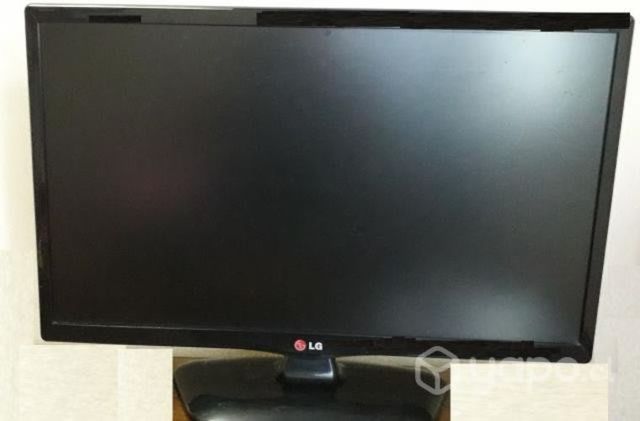 Tv Monitor Led 22" con control remoto, Funcionando