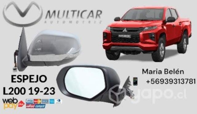 Espejo mitsubishi l200 19-23 electrico cromado