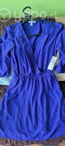 Vestido corto azul