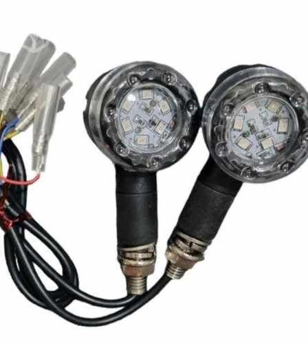 Set de intermitentes para moto custom posicion y v