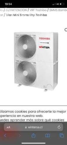 Sistema de Climatización Toshiba (Venta o permuta)