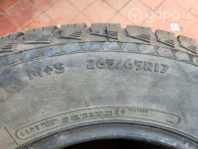 Neumaticos Mastercraft 265 65 R17