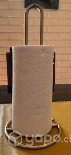 Porta rollo metal para poner papel absorbente