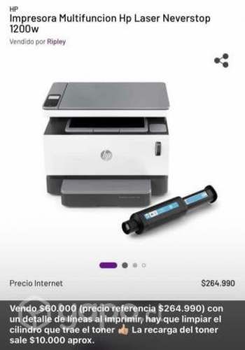 Impresora Multifuncional HP Laser Neverstop 1200w