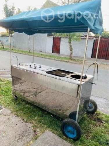 Carrito de Comida para Eventos churrascos completo