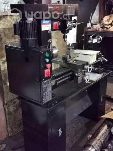 Torno fresador monofasico