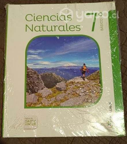 Libros de ciencia natural 7° Básico