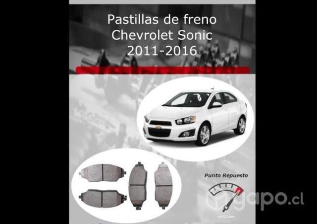 Pastillas de freno Chevrolet Sonic