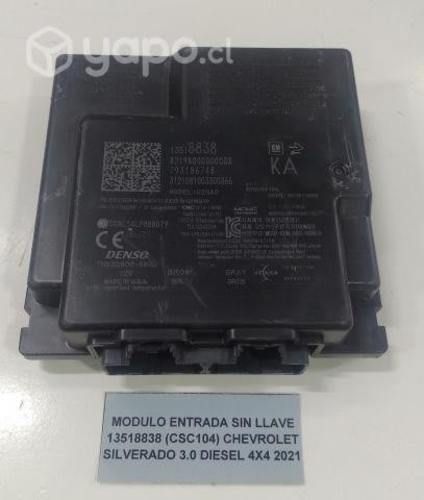 Módulo Entrada sin llave 13518838 (CSC104) Chevrol