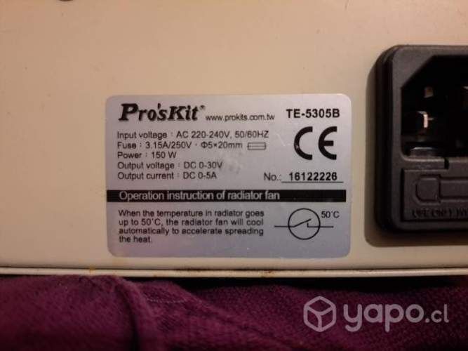 Funte de poder Regulable ProsKit