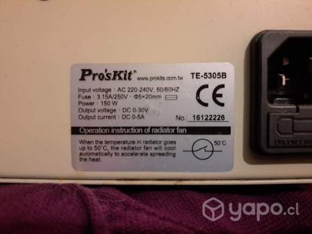 Funte de poder Regulable ProsKit