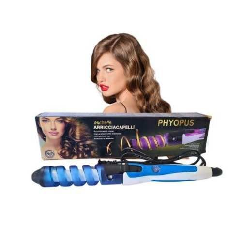 Ondulador Rizador De Pelo Azul Unisex 360° 30w