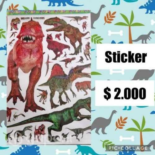 Sticker dinosaurios