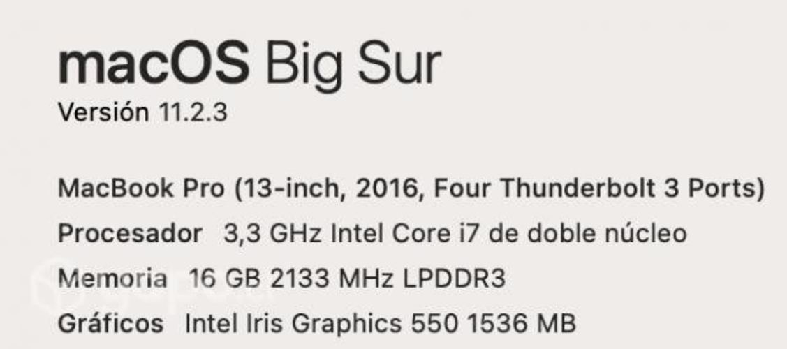MacBook Pro 13&#168;2016