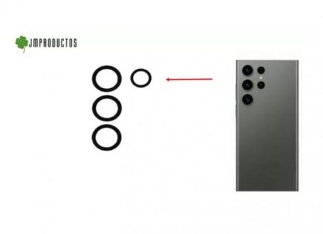 Lente Camara Trasera Compatible Samsung S23 Ultra