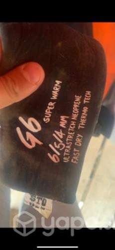 Traje tabla aletas surf