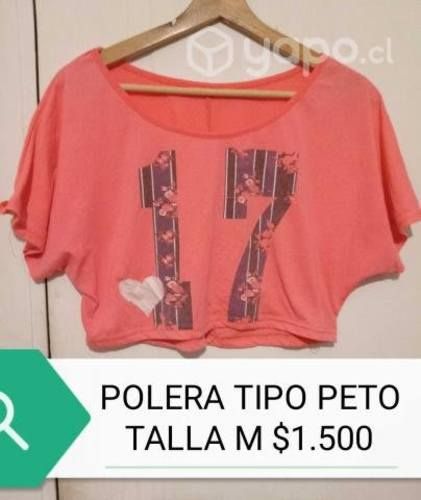Polera tipo peto