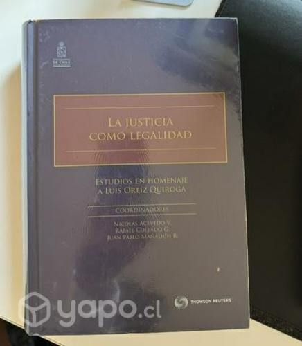 Libro Derecho Penal &quot;La Justicia como Ilegalidad&quot;