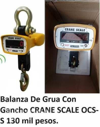 Balanza de Grúa con gancho 3T