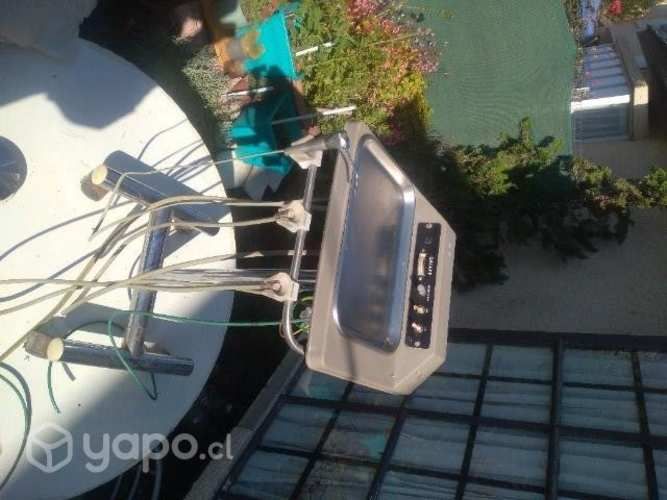 Carro trimodular para dentista