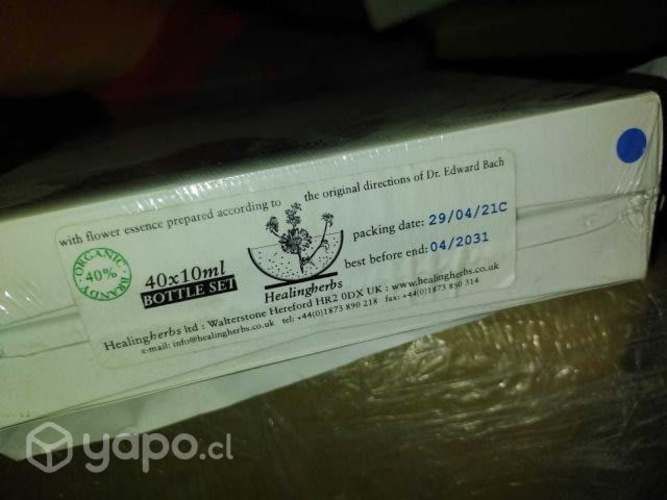 Set 10 ml flores de bach healing herbs