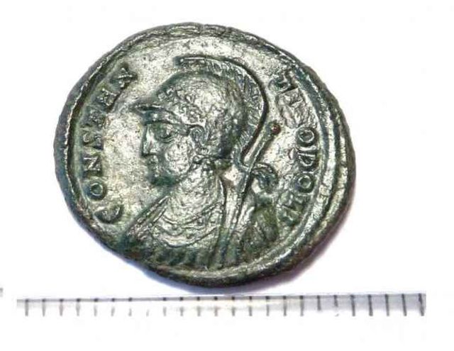 Moneda Romana Emperador Constantino I, 331-334 D.c