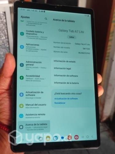 Tablet Samsung Tab A7 lte original 64/4