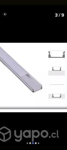 Perfiles de aluminio para cinta led 2 metros