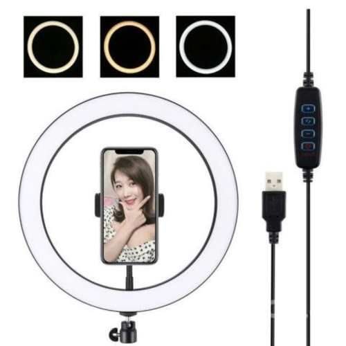 Aro De Luz Led 33cm Tik-Tok 3t+ Trípode Ajustable