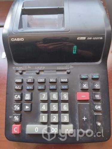 Calculadora Casio Original DR-120TM de 12 dígitos