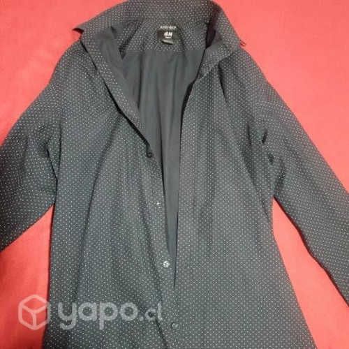 Camisa Azul Oscuro, manga larga, H y M original