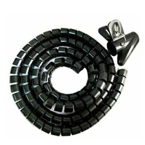 Funda para cable 2 metros, ancho 20mm., negra