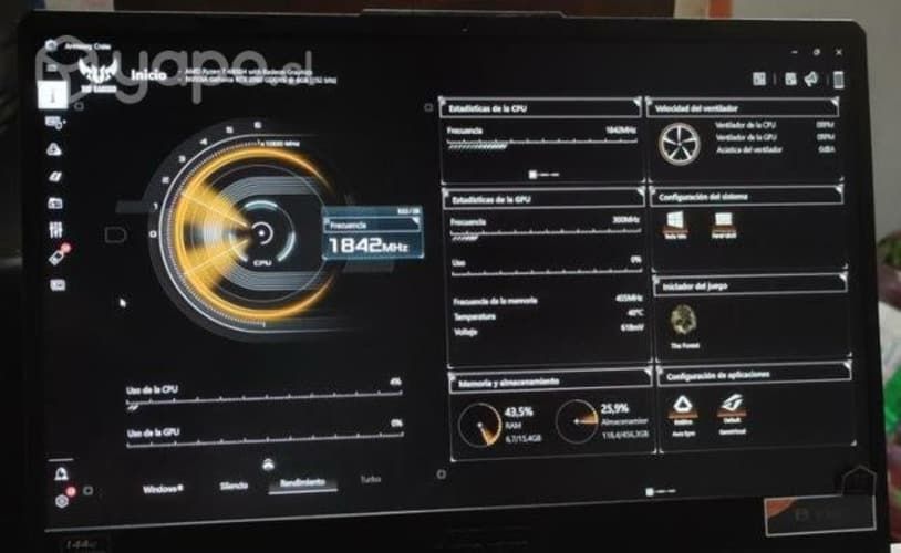 Notebook gamer Asus TUF A15