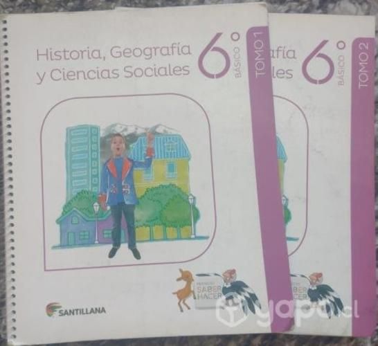 Historia 6 básico Santillana Saber Hacer