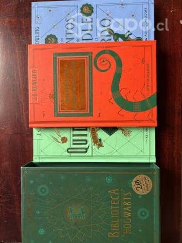 Set de 3 Libros Biblioteca Hogwarts