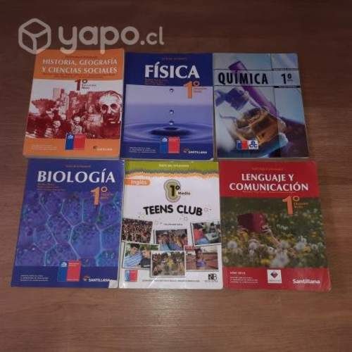 Textos Escolares de 1° a 4° Medio