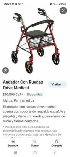 Andador de adulto mayor