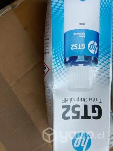 Tinta Hp Gt52 color celeste