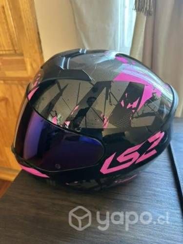 Casco de moto mujer
