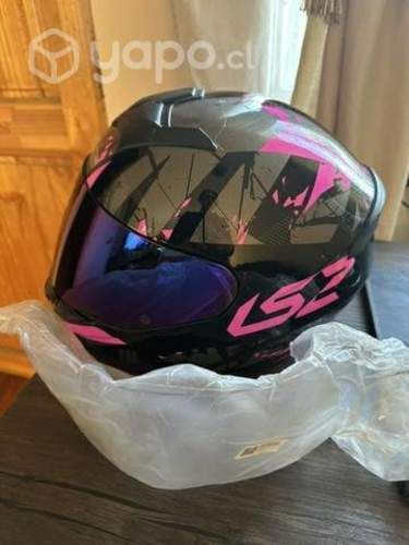Casco de moto mujer